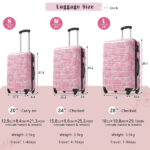 Hardshell Luggage Sets 3 pcs Spinner Suitcase with TSA Lock Lightweight-20"+24"+28" Luggages - Image 21