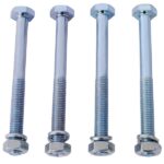 Trailer Jack, Boat Trailer Jack 34.5 in, Bolt-on Trailer Tongue Jack Weight Capacity 1500 lb, with PP Wheels and Handle for Lifting RV Trailer, Horse Trailer, Utility Trailer, Yacht Trailer - Image 3