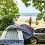 Portable Self-Driving Camping Tunnel Side Car Awning, Professional Sun Protection Tent for Outdoor SUV Rear Tailgate - Image 6