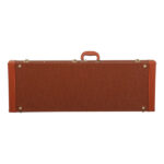 Replace 82303602 Electric Guitar Square PU Hard Case Fits ST TL Burning fire 170 Style Electric Guitar Brown