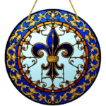 CIFbuy Transparent HD Acrylic Sun Catcher Royal Blue Petal Design Carnival Hanging Decoration (TikTok, temu pick-up service) - Image 5