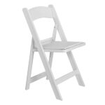 Replacement 15868578 4 Pack Folding Chairs, Resin Chairs with Padded Seat, Comfortable Event Chairs Indoor Outdoor for Home Event Party Picnic School Wedding, White - Image 11