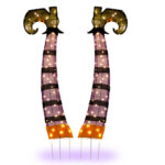6ft Witch Halloween Standing Decoration - Image 14