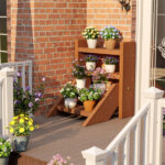Compact Easy-Assemble Wooden Plant Stand, Succulent Seedling Pot Rack for Window Balcony Desktop - Image 2