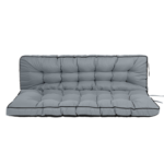Outdoor Swing Cushions 70 Inch, Waterproof 4" Thick Porch Swing Cushion Replacement with Backrest and Ties, Comfortable 2-3 Seat Pation Swing Pad for Backyard, Garden, Lawn, Outdoor Furniture coffee - Image 11