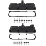 2x Valve Cover Set w/Gasket Replacement for Dodge Caravan Jeep Wrangler Chrysler Pacifica - Image 2