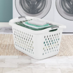 (2 pack) Extra Large 2.7 Bushel Plastic Laundry Basket with 2 Carry Handles, White, Adult (Shipment from Walmart) - Image 6