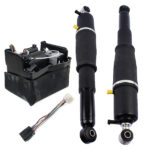Pair Rear Air Suspension Shocks + Compressor Pump for Cadillac Escalade Chevrolet Avalanche Suburban 1500 Tahoe GMC Yukon 2001-2013 25979391 19300046 19299545 - Image 6