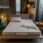 Quilted Fitted Sheet Full Size, Fits Mattress Upto 15" Deep, 2-Piece Set (1 Fitted Sheet, 1 Pillowcases), Ultra Soft, Breathable, Machine Washable - Image 9