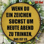 CIFbuy 1pc 8x8 Inch Round French Aluminum Sign, Vintage Drinking Bar Decor Plaque, German Language Metal Wall Art For Kitchen Restauran TikTok, TikTok, Self-pickup Logiopics - Image 6