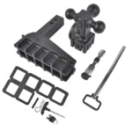 Trailer Hitch 6-inch Drop/Rise with Hook Tri-Ball 1-7/8" 2" 2-5/16" Drop Hitch - Image 2