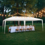 Same Code 87773439 3*6m Non-Cloth PE Cloth Plastic Sprayed Iron Pipe Outdoor Party Tent White - Image 9