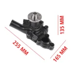 Engine Water Pump Fits for Isuzu Elf Journey w/ G201 C240 C221 G240 8-94376-832-0 Black 1Pc - Image 3