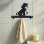 CIFbuy Adorable Dog Silhouette Wall Hooks Practical Home Wall Storage(TikTok, temu pick-up service) - Image 3