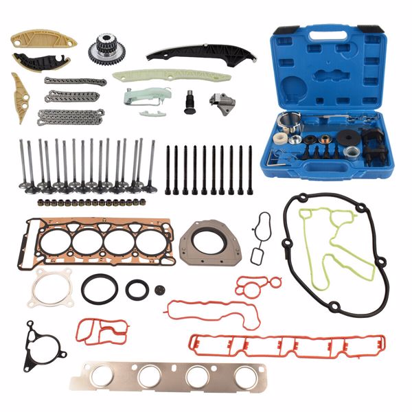 Timing Chain & Tool Kit Replacement for Audi A3 A4 VW Golf GTI Jetta Beetle 2.0 TFSI 06K109158AA 06H109158H