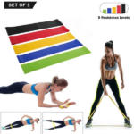 2 Pack Set of 5 Resistance Exercise Loop Bands Fitness Yoga Resistance Band TPE Colorful (US Logistics only For USPS.TK/TMEU only For self-pickup) - Image 6