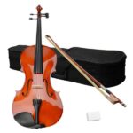 16" Acoustic Viola Case Bow Rosin Nature Color