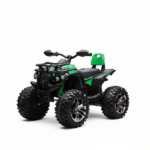 12V Green Kids Ride-On ATV, Music Headlights, for 37-60 Months Toddlers - Image 2