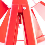 8FT Weather Resistant Yard Garden Windmill Red - Image 22