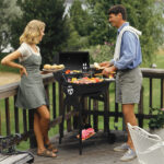 Charcoal Grills Outdoor BBQ Grill, Barrel Charcoal Grill with Side Table and Wheels, for Outdoor Backyard Camping Picnics Patio and Parties - Image 12