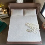 White Quilted Fitted Sheet, Fits Mattress Up to 15" Deep, 2/3-Piece Set, Queen - Image 4