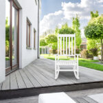 68.5*86*115CM Square Wooden Rocking Chair White - Image 16
