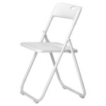 10 Pack Plastic Folding Chairs, Stackable Commercial Chairs, Portable Event Seats Indoor Outdoor for Home Event Party Picnic School Wedding, White - Image 5