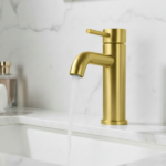 Single Handle Bathroom Faucet Lavatory Faucet Stainless Steel Single Hole-T10, Brushed Gold[Unable ship on weekends, TK/TEMU only for pickup, only TX10643 warehouse supports GOFO] - Image 7