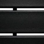 46*46*46cm Single Layer Round HDPE Side Table Black - Image 15