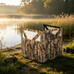 Camouflage Hunting Blind – 3-Panel 176" x 58.3" with Quick-Access See Through Windows for Fast Setup Hunting & Camping - Image 5