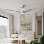 52 inch Modern Ceiling Fan with Lights,Remote Control, 3 Plywood Blades,6-Speed,Dimmable, Noiseless Reversible DC Motor,Indoor/Outdoor Ceiling Fan for Living Room Bedroom patio, 3D-X3[Unable ship on weekends, TK/TEMU only for pickup, only TX10643 warehouse supports GOFO] - Image 8