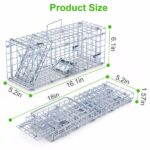 2-Pack Humane Mouse Traps – Instant-Lock One-Way Door, 2 mm Galvanized Metal, Safe for Kids & Pets, Indoor/Outdoor Reusable Catcher, Easy-Set & Release - Image 9