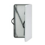 34" Square Resin Fold-in-Half Table, White (Shipment from Walmart) - Image 5