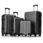 Vertical pattern four-in-one universal wheel with handle trolley case 16in 20in 24in 28in ABS aluminum alloy trolley classic color - dark gray N101 product upgrade - Image 6