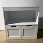 Book Organizer, toy Storage Cabinet Organizer, White - Image 14