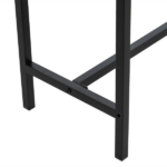 Same Code 22023094 Industrial Style Porch Table Single Layer Black Oak Triamine Board [105 * 30 * 71cm] - Image 3