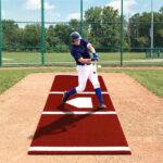 10ft x 3ft Softball Pitching Mat with Artificial Turf, Indoor & Outdoor Training Aid for Pitching Practice - Image 2