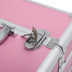 4 in 1 Aluminum Cosmetic Makeup Case Tattoo Box Pink - Image 34