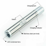 3 in1 1mw USB Rechargeable Pet Toy Pen Flashlight Red laser Beam UV Light 3-Modes Lamp (US Logistics For USPS/DHL/Fedex/UPS. No designated logistics accepted TK/TMEU only For self-pickup - Image 3