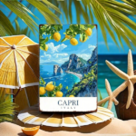 CIFbuy 1pc Capri Italy Metal Sign, 2D Flat Iron Wall Art With Iconic Landmarks, Vintage Italian Travel Decor, Retro Room Accent, Metal TikTok, TikTok, Self-pickup Logiopics - Image 4