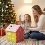 3D Puzzle Playhouse Mat for Kids 3+, 30.48×26.67×31.75cm EVA Foam Interlocking Mat with Alphabet Number Matching, Multi-Color - Image 11