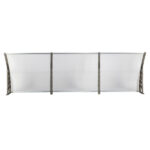 Same Code 87756300 HT-300 x 100 Household Application Door & Window Rain Cover Eaves Transparent Board & Gray Holder - Image 27