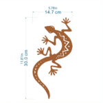 CIFbuy Gothic three-dimensional lizard wall decoration iron sculpture, suitable for indoor and outdoor living rooms, bedrooms, gardens, Halloween parties (self-pickup available at TikTok, temu) - Image 6