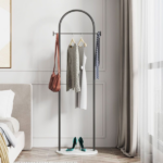 Clothing Rack, Golden Metal Freestanding Heavy Duty Clothes Rack with Marble Base, Multipurpose Garment Hanger for Bedroom, Hat, Scarf, Jacket - Image 7