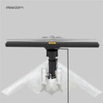 10000 110V 40-860MHz 20±3dB 350°Rotation UV Dual-band Outdoor Antenna Black