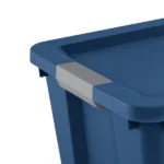 (2 pack) 20 Gallon Large Storage Bin, Plastic Storage Container with Latch Lid, Blue(Shipment from Walmart) - Image 4