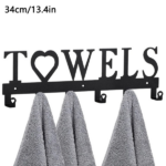 CIFbuy Gothic Black iron Wall Hooks Heavy Duty Wall Mounted Hangers for Bathroom Kitchen Entryway(TikTok, temu pick-up service) - Image 4