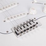 Rosewood Fingerboard Electric Guitar White - Image 15