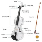 Do Not Sell on AmazonFull Size 4/4 Violin Set for Adults Beginners Students with Hard Case,Violin Bow,Shoulder Rest,Rosin,Extra Strings and Sordine - Image 4