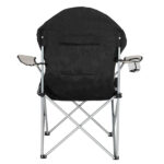 Medium Camping Chair Fishing Chair Folding Chair Black Gray - Image 13